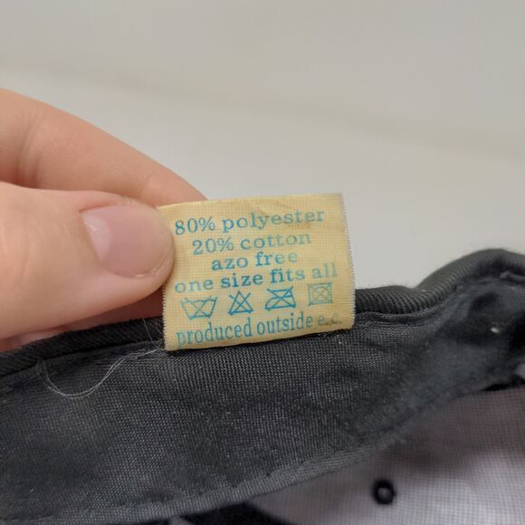 Greece Men's Strapback Hat Cap Black OSFA Graphic Logo PolyCotton - Picture 10 of 10